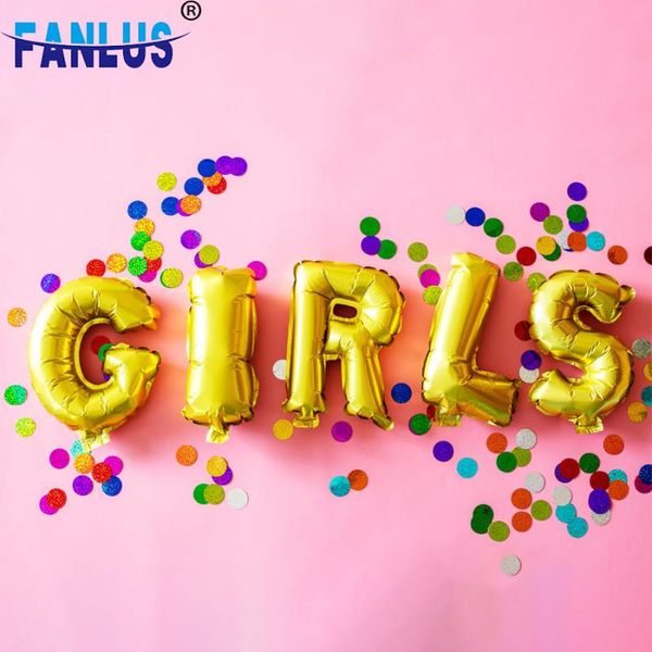 

party decoration 16inch happy birthday letter balloon character gold wedding child name