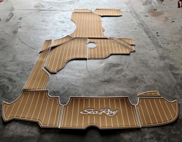 

bath mats 2005-2008 searay 260 sundancer cockpit swim platform pads 6mm teak decking