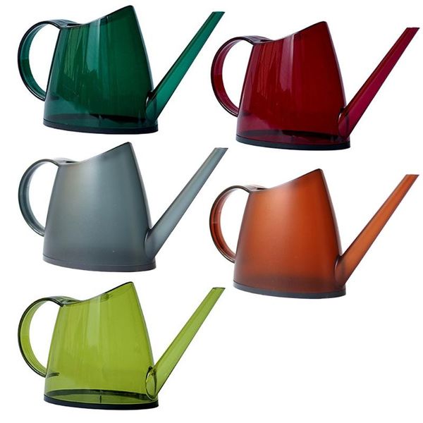 

watering equipments 1.4l can transparent long spout kettle nordic style garden flower pot for bonsai plants