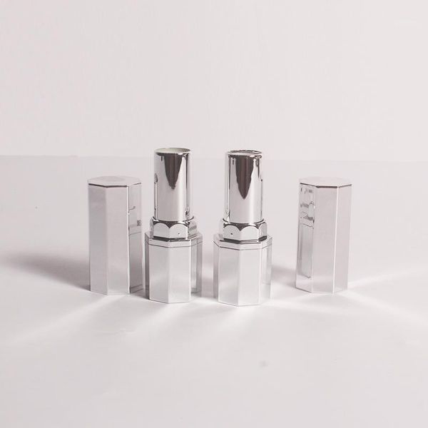 

storage bottles & jars 10/30/50pcs 12.1mm lipstick tube lip containers empty cosmetic silver colour rouge package refillable bottle