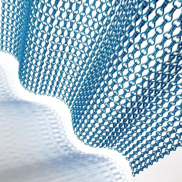 

metal chain room dividers for decoration/colorful screen chains link mesh blinds