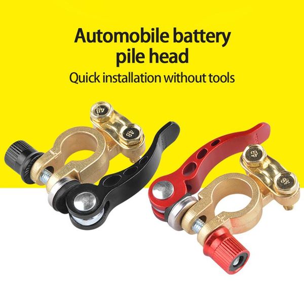 

parts 1pair quick disconnect car battery terminal brass cable post release shut-off connectors rv & accessories