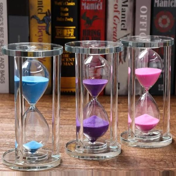

other clocks & accessories 15/30/60 minutes sand watch hourglass sandglass cook clock children gift timer home decoration