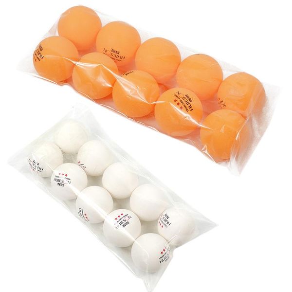

table tennis balls huieson 10pcs/bag 3 star professional ball 40mm 2.9g pong for training