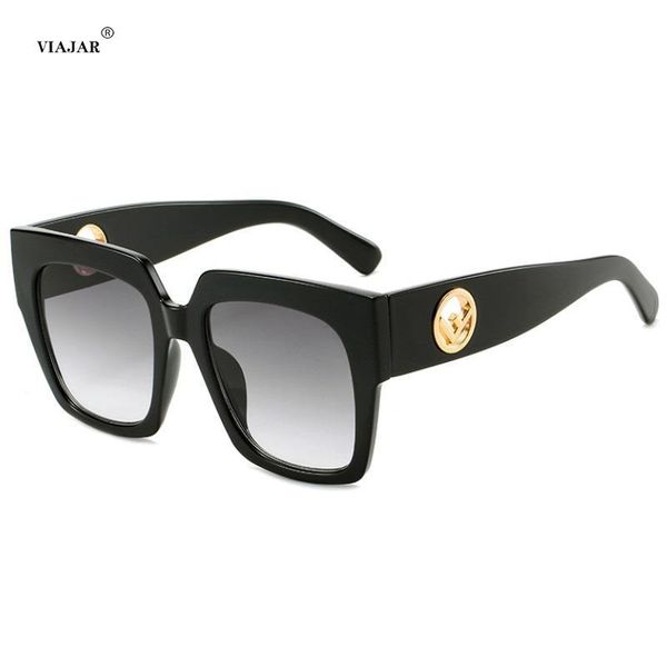 

outdoor eyewear 2021 oversized square sunglasses women vintage retro sun glasses black big shades female oculos uv400