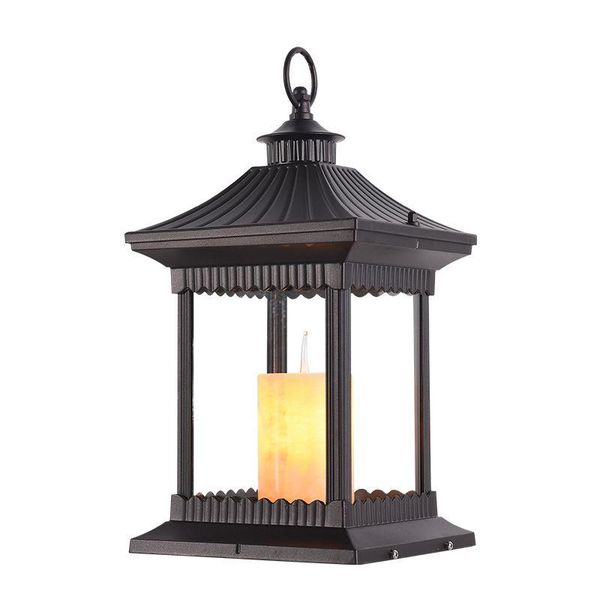 

retro style candle bulb outdoor lawn lamp chinese floor portable ornaments low stigma wall gate post light lamps