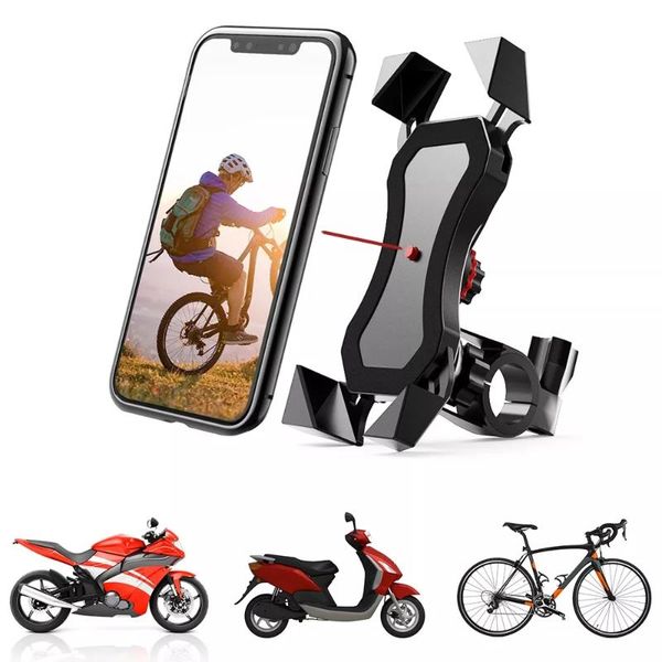

cell phone mounts & holders motorcycle bicycle mobile holder for navigation gps stand handlebar mount clip universal bracket