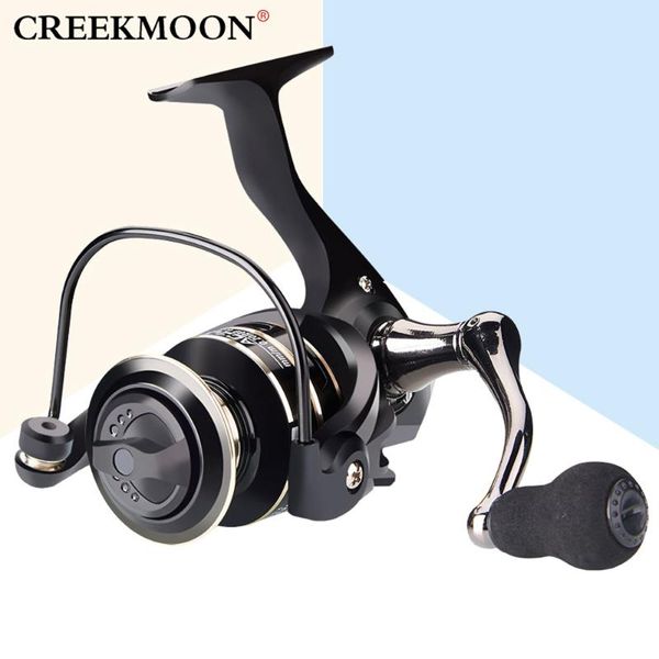 

super fishing reel 8kg max drag full metal spool 5.2:1 high speed spinning steel handle saltwater reels for tool baitcasting