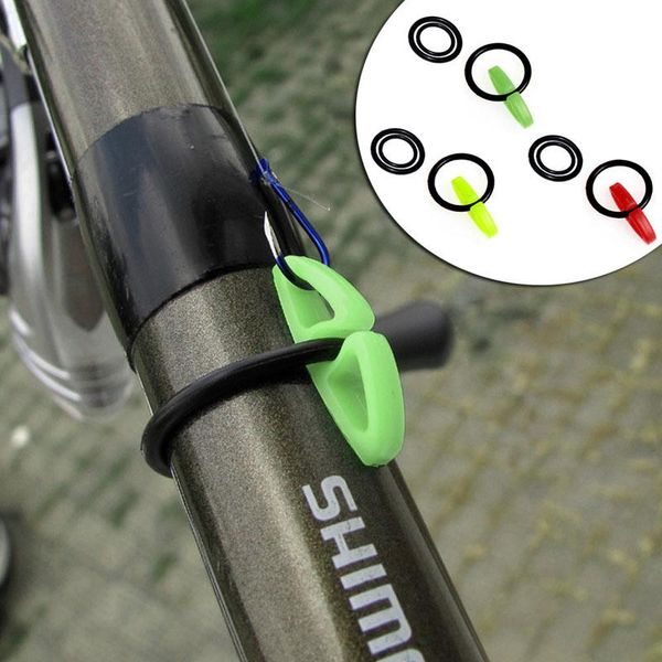 

fishing accessories 4pcs hook secure keepers holders lures jig hooks safe keeping rod w89f