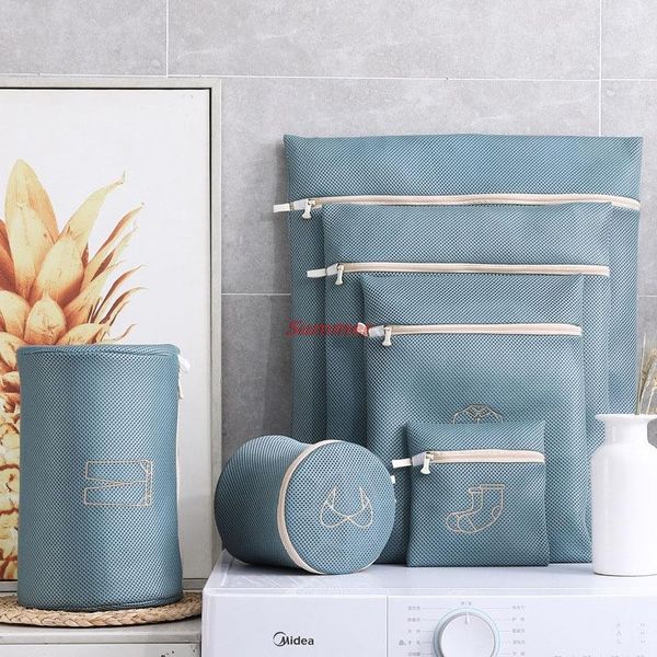 

laundry bags morandi embroidery bag wash underwear washing machine clothing