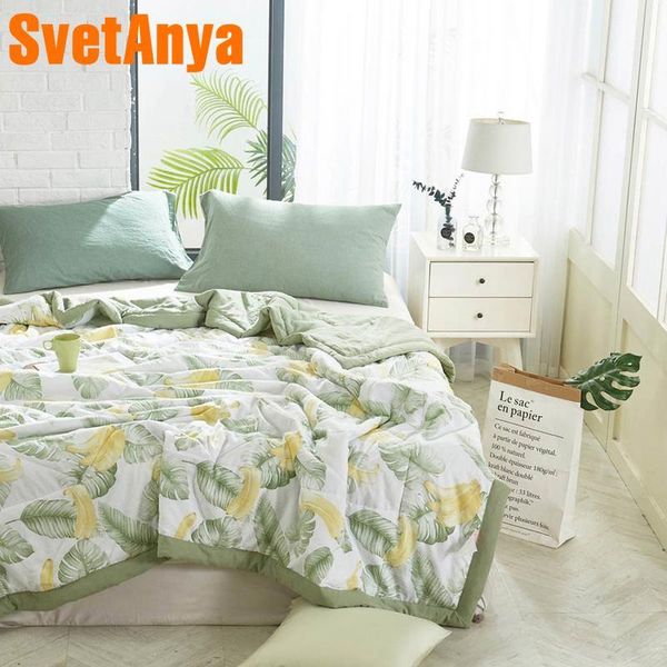

comforters & sets svetanya print thin quilt bedding throws blanket (no pillowcase)
