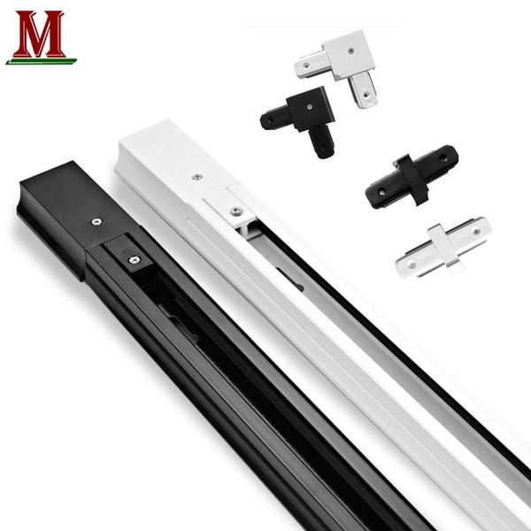 

5pcs track light dedicated 0.5m/1m black/white two-line bar 90 degree extension interface / 180 corner lights