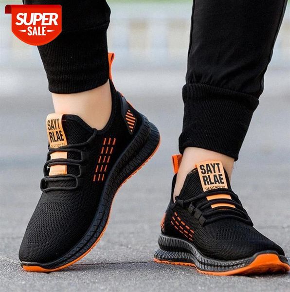 

fashion sneakers men vulcanized shoes air mesh mens trainers lightweight casual black footware tenis masculino #cl2h