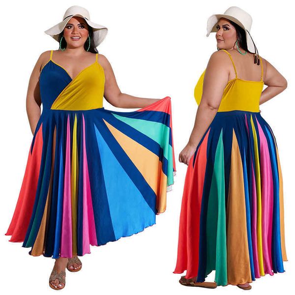 

my801 large women's 2021 summer irregular multicolor drs, Black;gray