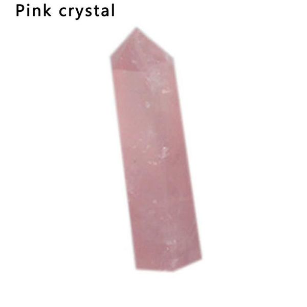 

decorative objects & figurines 1pc natural rose quartz crystal point mineral ornament magic repair stick family home decoration study diy gi