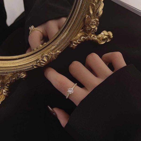 

wedding rings fashion jewelry vintage designer korean zircon flash circle design finger women ring party for, Slivery;golden