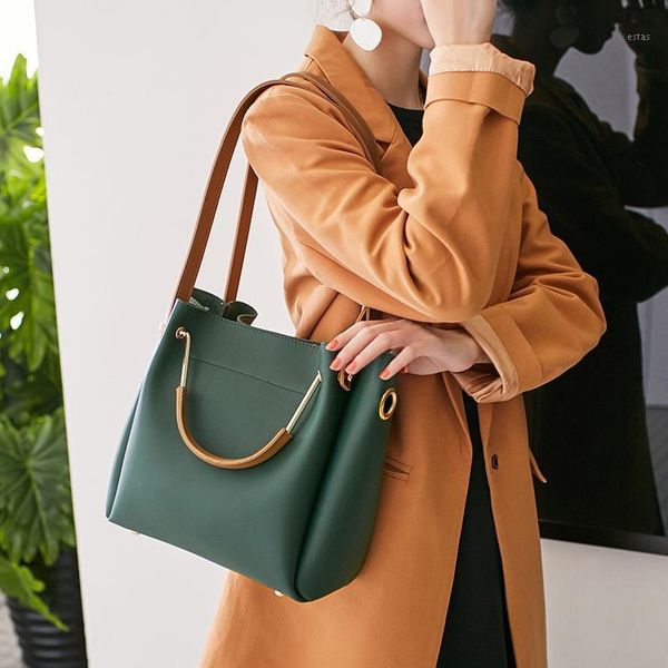 

evening bags pu leather large capacity messenger bag for women casual ladies shoulder designer big tote travel handbag1