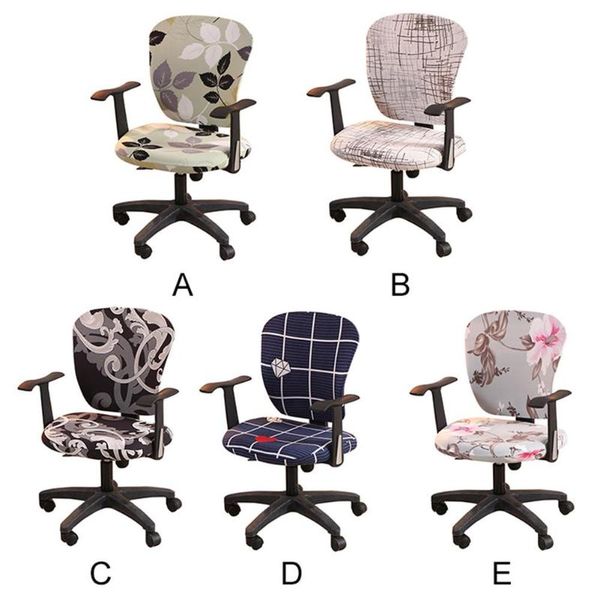 

chair covers spandex office computer cover stretchable rotate swivel