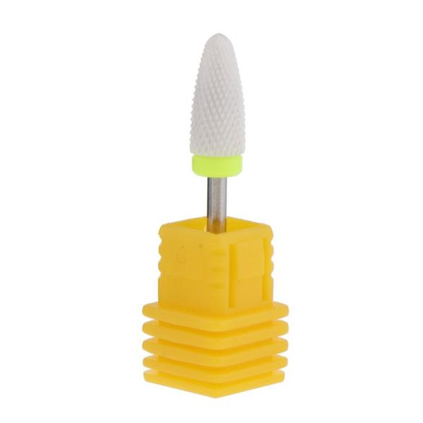 

nail art equipment ceramic drill bit tool smooth rotary file manicure pedicure machine calluses polish gel remove files, Silver