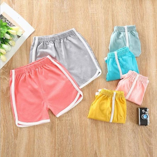 

trousers home pants for boys clothing girls sweatpants pantalones de chica summer sports cotton casual pure color 1-5t, Blue