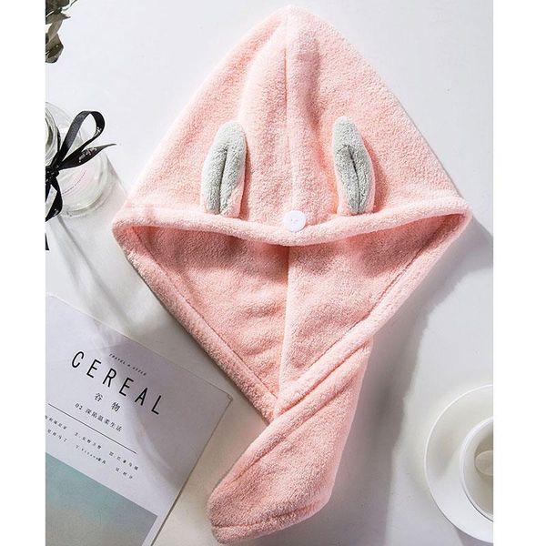 

towel vanzlife coral velvet absorbent dry hair cap quick-drying hooded cute female quick shower
