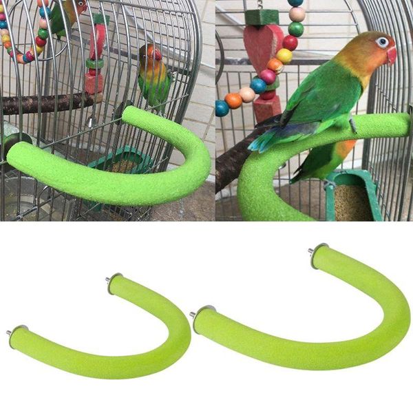 

other bird supplies parrot perch stand rough surfaced wooden u shape nail perches claw grinding stick cage toys for cockatiel parakeet conur