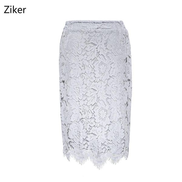 

skirts lace pencil empire bodycon slim knee length skirt, Black