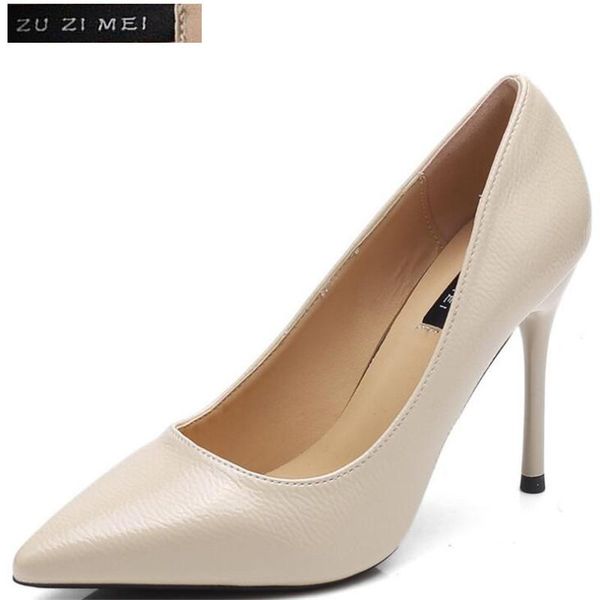 

dress shoes promotions women pumps spring/autumn high heels pointed toe female wedding 8cm heel for, Black
