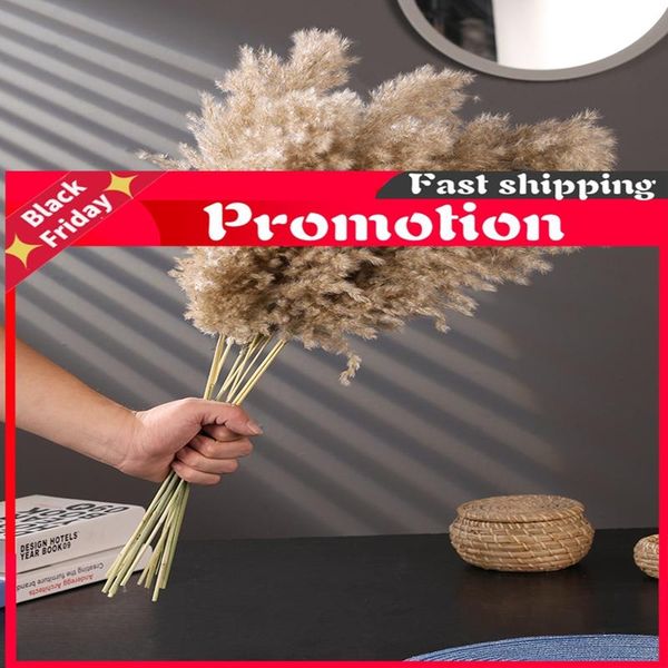 

decorative flowers & wreaths wedding use pampas grass flower bunch natural dried reed christmas decor modern home decoration