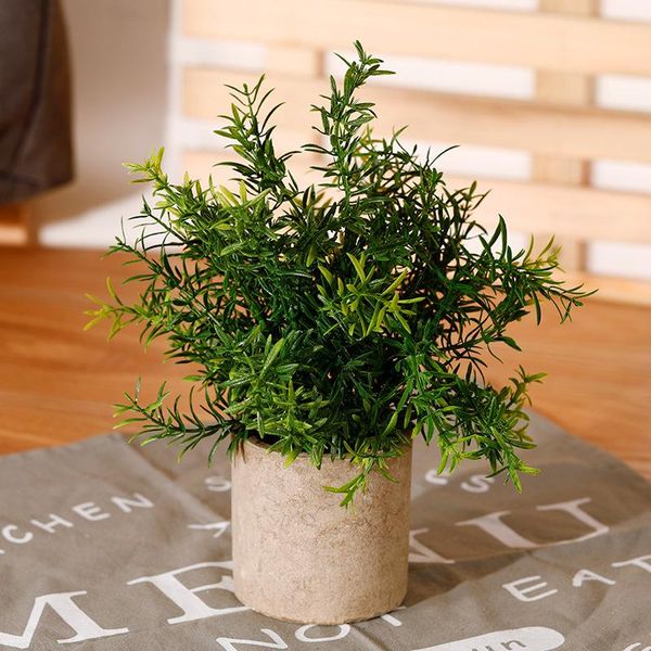 

decorative flowers & wreaths simulation plants potted plant plastic pot tree ball deskbonsai