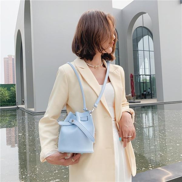 

evening bags satchels bucket 2021 fashionable women shoulder handbags simple and stylish messenger sac de luxe femme