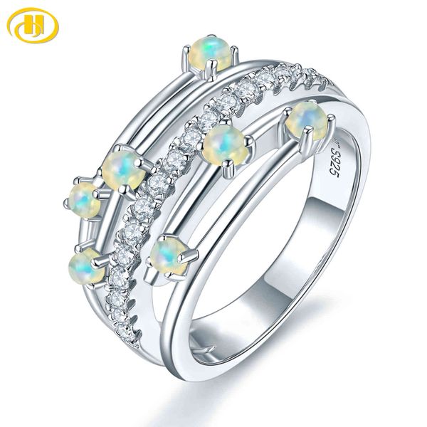 

natural 925 for women 0.87 carat opal s925 silver women's ring classic design exquisite style anniversary, Slivery;golden