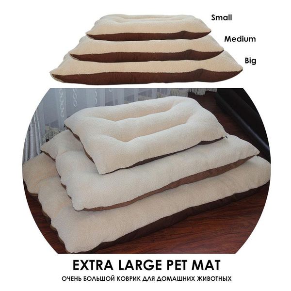 

kennels & pens warm dog cushion kennel for small medium large dogs thicken blanket mat soft fall winter big bed warming pet house l-xxl