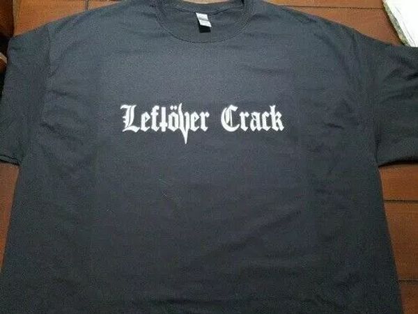 

Leftover crack Punk rock hardcore thrash band T shirt tee music, White;black