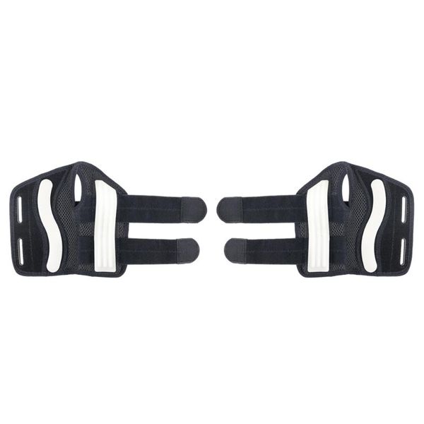 

adjustable steel wrist brace splint fractures carpal sprain support hand supports, Black;red
