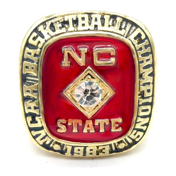 

1983 north carolina state wolfpack championship ring- 875, Silver