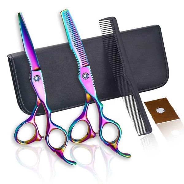 

hair scissors 6 inch barber salon cutting scissor wholesale set tools thinning dressing kit