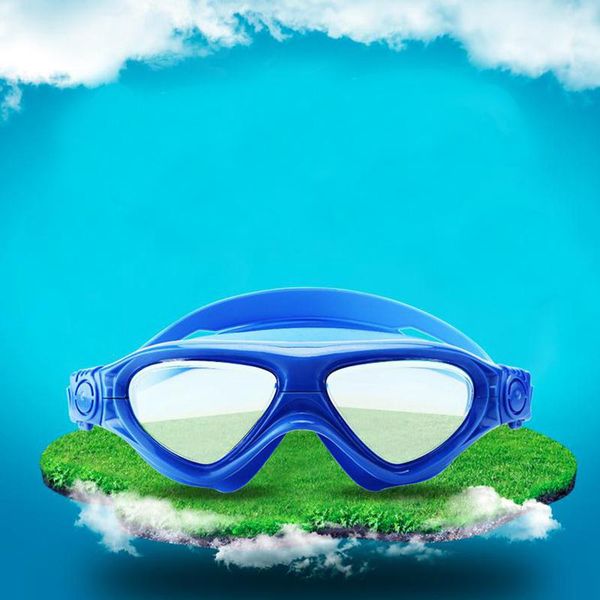 

kid swim goggles children diving mirror waterproof suit anti-fog protection pink blue masks