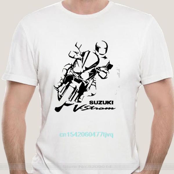 

men's t-shirts fashion suzu dl 650 1000 v-strom dl650 dl1000 vstrom japan motorcycle t shirt tees, White;black