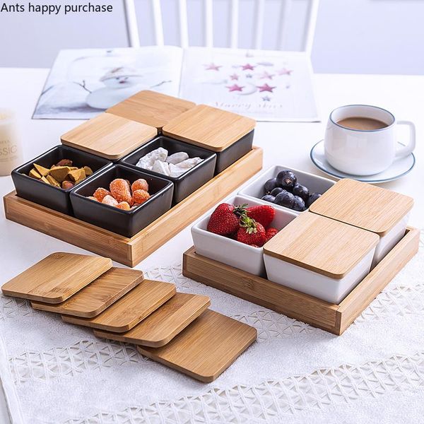 

dishes & plates wooden pallets snack bowl japanese-style platter dim sum white ceramics dried fruit home salad dessert plate