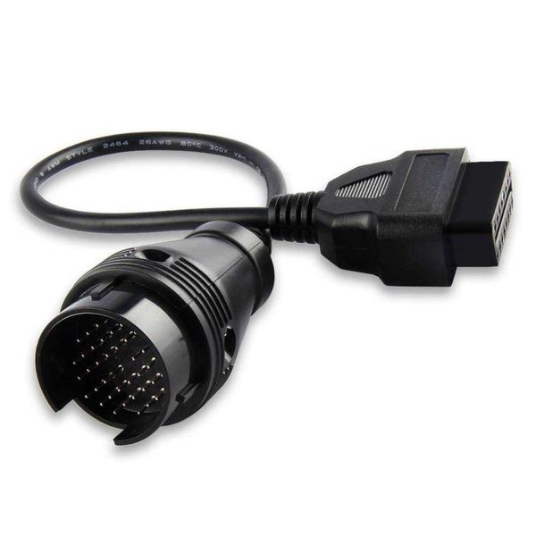 Hochwertiger MB 38-Pin auf 16-Pin-OBD2-OBD-II-Diagnoseadapter für Mercedes 38-Pin-OBD-38-Pin-Stecker für Benz Neu