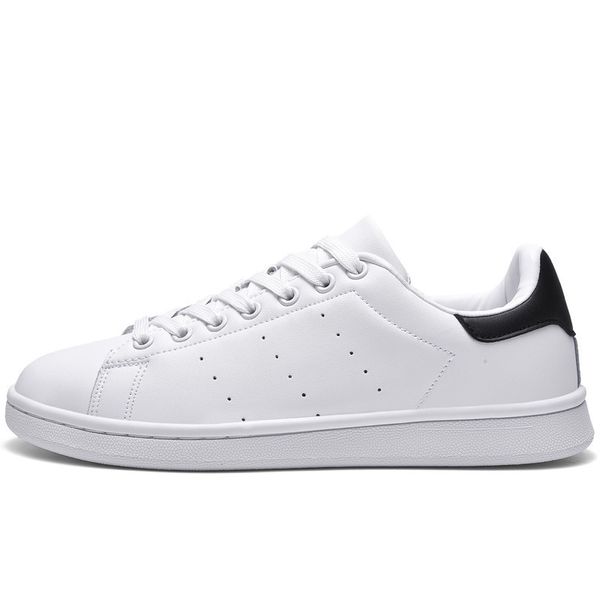

white shoes mens casual shoes green tail laser student couple classic breathable mens and womens board shoes, Black