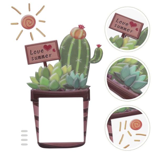 

1pc light switch stickers succulent decal 3d socket decor wall