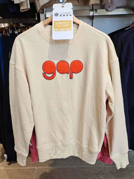 

luxury factory outlet brand hoodie gap men's sweater french loop soft 756678 fall 2021 loose sports 93qe, Black