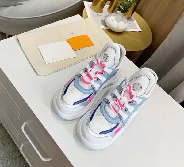

dio luxury fashion brand women designer sneakers latest casual size 35-40 model cl01, Red;white