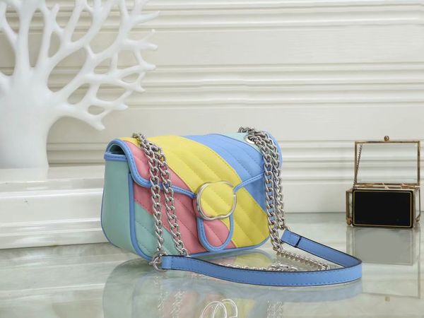 

women luxurys designer- classic chain flap g bags women shoulder bag female crossbody handbag purses lady fashion handbags