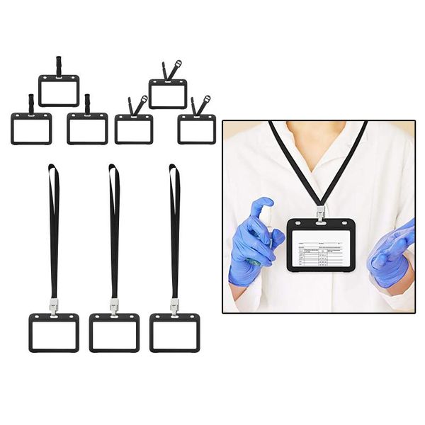 

storage bags set of 3 pu leather vaccination card protector cards name clear holder sleeve