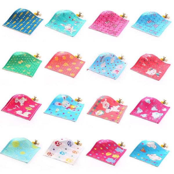 

handkerchief gaoyang three layer gauze jacquard * 34 square children's hand and face towel handkerchief, White