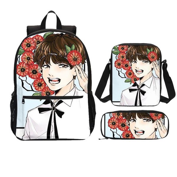 

backpack kpop b school backpacks for teenage girl satchel women bags set female fashion bagpack primary large children book