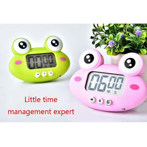 

kitchen timers cartoon frog lcd digital display cooking timer count down up alarm clock e7cb